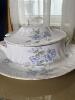 Victorian-Style Floral Porcelain Tureens and Underplate - 2