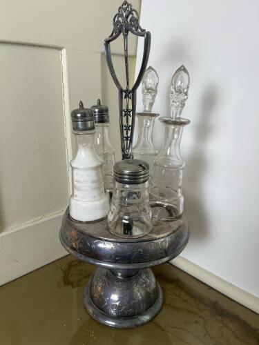 Victorian-Style Cruet Castor Set