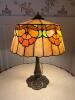 Art Nouveau-Style Stained Glass Table Lamp