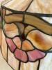 Art Nouveau-Style Stained Glass Table Lamp - 7