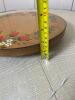 Hand Painted Folk Art Wooden Lazy Susan, Signed 1985 - 5