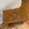 Wooden Magazine Rack Side Table - 2