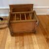 Wooden Magazine Rack Side Table - 5