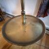 Brass-Toned Floor Lamp with Tray Table - 5