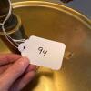 Brass-Toned Floor Lamp with Tray Table - 12