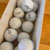 Mixed Golf Clubs, Golf Balls, Tees, and Leather Conditioner - 3