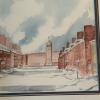 29.5" x 21.75" Framed Winter Village Scene - 7