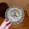 Ferguson Pedestal Table with Mosaic Glass Plate - 2