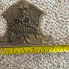 Cast Metal Floral Basket Bookend - 6