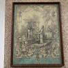 Framed Chinoiserie-Style Drawing, 19"x24" - 2