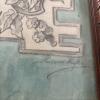 Framed Chinoiserie-Style Drawing, 19"x24" - 5
