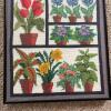Framed Floral Needlepoint Panel, 14"x30" - 4