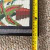 Framed Floral Needlepoint Panel, 14"x30" - 6