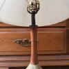 Pair of MCM Wood & Ceramic Table Lamps - 3