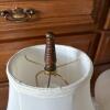 Pair of MCM Wood & Ceramic Table Lamps - 4
