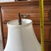 Pair of MCM Wood & Ceramic Table Lamps - 9