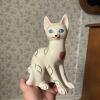 Pair of Italian Pottery Cat Figurines - 2