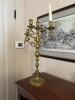 Brass Five-Arm Candelabrum in the Victorian Style