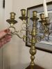 Brass Five-Arm Candelabrum in the Victorian Style - 3