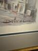Framed Paris Street Scene Watercolor Lithograph by Lucien Delarue - 3
