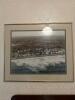 Framed Aerial Coastal Photograph - Long Sands York, ME - Signed Fred Christansen - 4