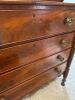 Antique Empire-Style Chest of Drawers with Carved Columns - 11