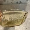 Glass Bowls, Pink and Amber Floral Pattern - 3