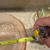 Glass Bowls, Pink and Amber Floral Pattern - 5