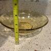 Glass Bowls, Pink and Amber Floral Pattern - 7
