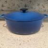 Le Creuset Blue Enameled Cast Iron Dutch Oven