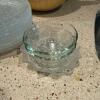 Assorted Glass Bowls, Plates, Canisters, and Wooden Salad Bowl - 6