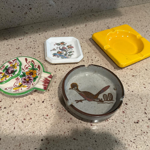 Assorted Decorative and Ceramic Ashtrays
