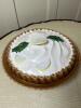 Covered Ceramic Pie Dish With Lemon Motif