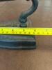 Antique Cast Iron Clothes Iron With Handle - 3