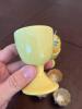 Japanese Floral Footed Salt Cellars with Yellow Egg Cups - 5