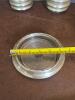 Sterling Silver and Glass Bottle Coasters, Frank M. Whiting & Amston - 2