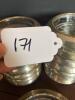 Sterling Silver and Glass Bottle Coasters, Frank M. Whiting & Amston - 7