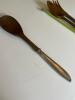 Sterling Handled Wooden Serving Utensils - 5