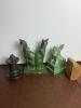 Assorted Art Deco-Style Figural Bookends and Stone Figure
