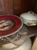 Ceramic Lot Including Blue and White Plates and Lidded Dish - 3