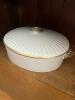 Ceramic Lot Including Blue and White Plates and Lidded Dish - 4