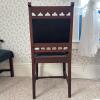 Victorian-Style Needlepoint Side Chair With Carved Details - 6