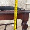 Victorian-Style Needlepoint Side Chair With Carved Details - 9