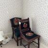 Victorian-Style Needlepoint Side Chair With Carved Details - 11
