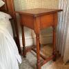 Wooden Side Table with Drawer - 6
