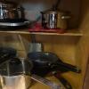 Assorted Cookware and Bakeware Pieces with Stanley Mug