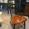 Dining Table and Windsor-Style Chairs in Two-Tone Wood Finish - 2