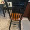 Dining Table and Windsor-Style Chairs in Two-Tone Wood Finish - 3