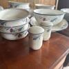 Lenox Chinastone Poppies on Blue Dinnerware Pieces - 5