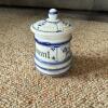 Blue Decorated German Apothecary Jars - 2